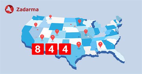 where is area code 844.